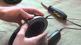 How to remove Denon AHD2000 Cups  Disassembly guide  By TotallydubbedHD [upl. by Critchfield]