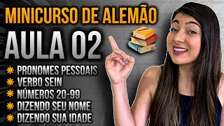 Dizendo seu NOME e IDADE em Alemão AULA 02 [upl. by Llahsram]