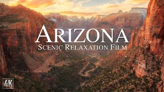 Arizona 4K Relaxation Film  Grand Canyon National Park  Sedona Arizona 4K  Relaxing Music [upl. by Hurley]