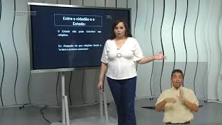 Ensino Religioso – 8° ano LAICIDADE 20102020 [upl. by Adnylem]