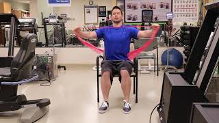 Upper Body Seated Resistance Band Exercises [upl. by Sulienroc129]