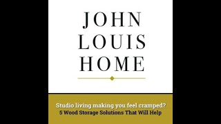 5 Storage Solutions For Maximizing Studio Living [upl. by Langill]