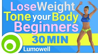 Beginner 30 Minute Total Body Workout to Lose Weight [upl. by Rakia]