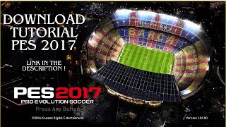 CARA DOWNLOAD PES 2017 WORK 100 [upl. by Otreblif]