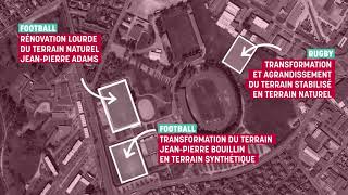 Stade Léo Lagrange  3 ans de travaux pour le football et le rugby [upl. by Foley171]