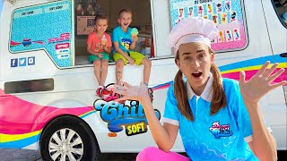 Vlad and Niki in the Moms Ice Cream Truck  Funny stories for kids [upl. by Bechler]