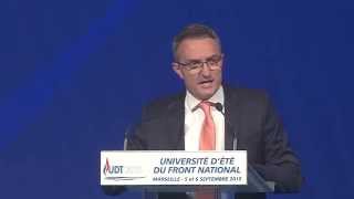 UDT Marseille  Discours de Stéphane Ravier [upl. by Initof670]