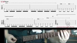 Metallica Spit Out The Bone rhythm guitar lesson [upl. by Eymaj693]