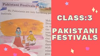 Chapter Pakistani Festivals Class 3 QuestionAnswers with ActivitiesSindhtextbookboardenglish [upl. by Denis]