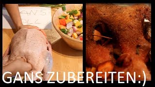 WEiHNACHTSGANS REZEPT  zart knusprig lecker einfach mit Niedrigtemperaturmethode [upl. by Hussein]