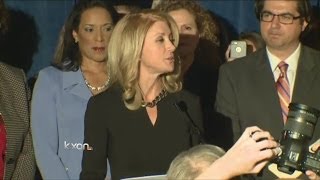 Sen Wendy Davis rallies equal pay for equal work [upl. by Ilan]