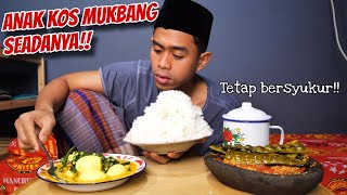 ANAK KOSAN MUKBANG PAKE GULAI TELUR TAHU KACANG PANJANG  SAMBAL MERCON PETE [upl. by Dlaregztif]