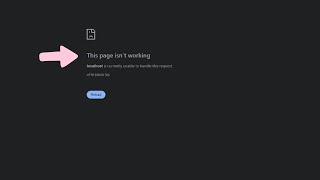 Fix This page isn’t working localhost is currently unable to handle this request  http error 500 [upl. by Ty]