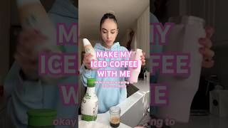 MAKE MY ICED COFFEE W ME ballerinaholidaysholidaydrinkballeticedcoffeecoffeekitchendancer [upl. by Atiral]