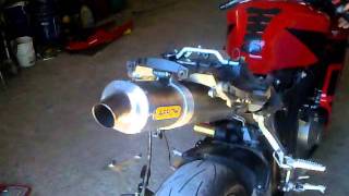 Honda CBR 600 RR sound ARROW Exhaust [upl. by Nehtanoj74]