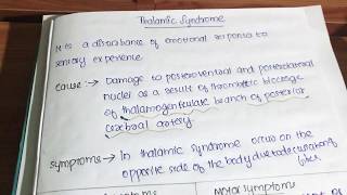 Thalamic Syndrome —Medical Physiology 👨‍⚕️🧑‍⚕️ [upl. by Ginevra997]