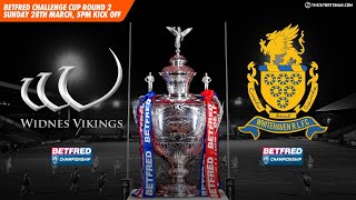 🏉 Betfred Challenge Cup 2021 Widnes Vikings vs Whitehaven  Rugby League Full Game [upl. by Arremat]