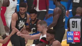 West All Stars vs East All Stars NBA 2K24 GOAT Tournament [upl. by Marras]