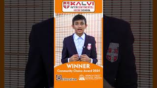 Kisan Singh  T4 Education  World Best School Winner  Kalvi Intercontinental IGCSE School [upl. by Kaasi]