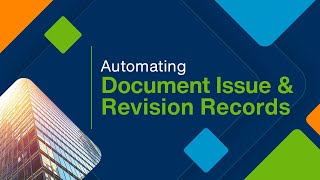 Automating Document Issue and Revision Records using Ideate Software [upl. by Giule]