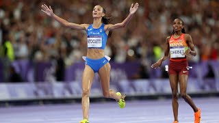 UNA DEA IN PISTA😍 ARGENTO Nadia Battocletti nei 10000 m alle Olimpiadi di Parigi [upl. by Yeblehs201]