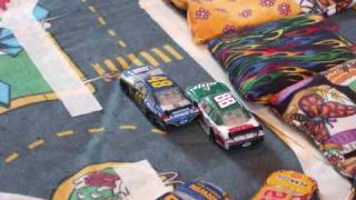 nascar stop motion Sony 500 [upl. by Nyladgam]