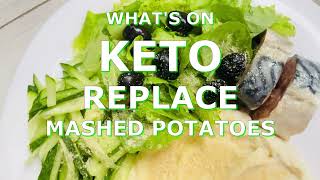 ✅KETO BREAKFAST WHAT TO REPLACE MASHED POTATOES Dinner Keto diet keto ketodiet ketodieta [upl. by Leunas306]