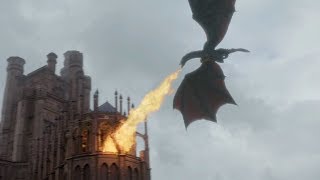 Dragon Destroys Kings Landing  Game of Thrones  S8E5 [upl. by Yoshi246]