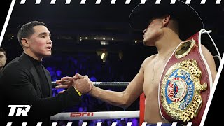 Oscar Valdez Reacts to Emanuel Navarrete Comeback Win Cantt Wait to Fight Him [upl. by Eedeed]