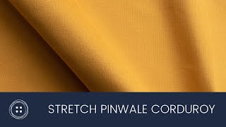 Stretch Pinwale Corduroy [upl. by Aicilic]