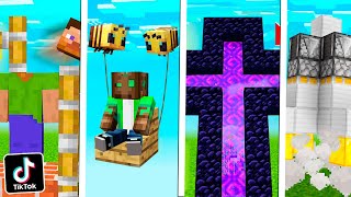 TOP 10 TIK TOKS CREADOS EN MINECRAFT TROLEROTUTOS [upl. by Aztiley]