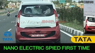 TATA NANO ELECTRIC SPOTTED FIRST TIME IN INDIA [upl. by Ahsiram]