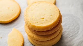 3ingredient Butter Cookies That Will Melt In Your Mouth [upl. by Roos]