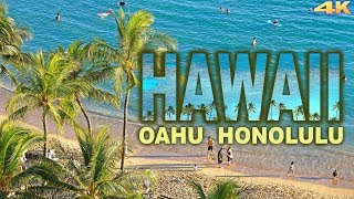 HAWAII OAHU  HONOLULU 4K [upl. by Malvino]