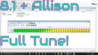 Free Tune Chevy Silverado 81 8100 Vortec and Allison Transmission Full Tune Explained [upl. by Aiuqes]