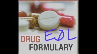 DCHDHDWHCHCPHCUPHCAAM SC  EDL amp Drug Formulary [upl. by Otipaga]