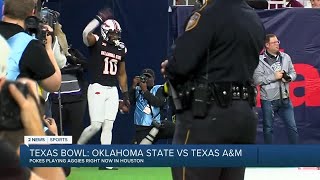 Texas Bowl Oklahoma State vs Texas AampM [upl. by Vasti]