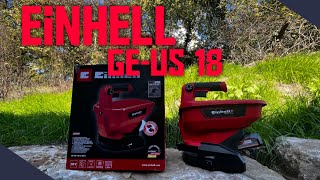 Einhell Universal Streuer GE US 18 Li Solo Power X Change I Ausgepackt und ausprobiert [upl. by Nolrak490]