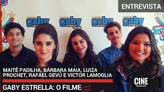 Entrevista com o elenco de GABY ESTRELLA O FILME [upl. by Halimak]