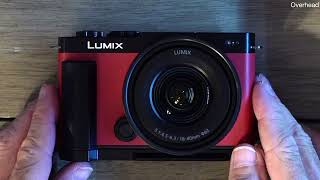 Panasonic S9 Crimson Red Camera Accessories amp Firmware Update [upl. by Nuahsed685]