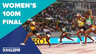 Dina AsherSmith amp Shericka Jackson go to the wire in 100m at Birmingham Diamond League  NBC Sports [upl. by Veradi]