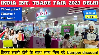 Trade fair 2023 delhi  pragati maidan trade fair 2023  India international trade fair 2023  IITF [upl. by Ordnasela]