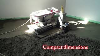 Floor Screeding Machine Robot  Automatic Screed leveling through laser control [upl. by Phalan]