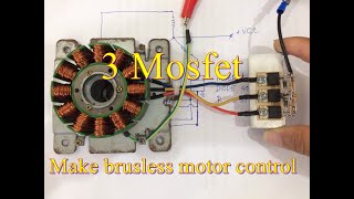 How to make brushless motor controller  Brushless BLDC Motors 12V  24V [upl. by Zullo903]