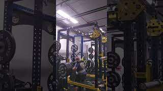 500LBs For 5 Hatfield Box Squats [upl. by Kentigerma]