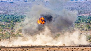 M777 Howitzer Livefire amp Impact  US Army Field Artillery  MFA [upl. by Zednanref]