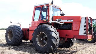 Massey Ferguson 4880 at Tractor Pulling event [upl. by Adlar]