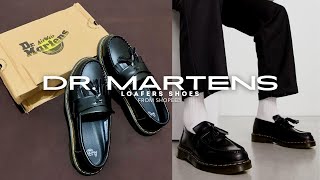 UNBOXING FAKE DR MARTENS ADRIAN LOAFERS SHOES FROM SHOPEE [upl. by Akinuahs]