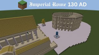 Minecraft  Imperial Rome in 130 AD  Build Showcase Part 1 [upl. by Rasia748]