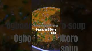 Ogbono and Okoro soup [upl. by Ehud]